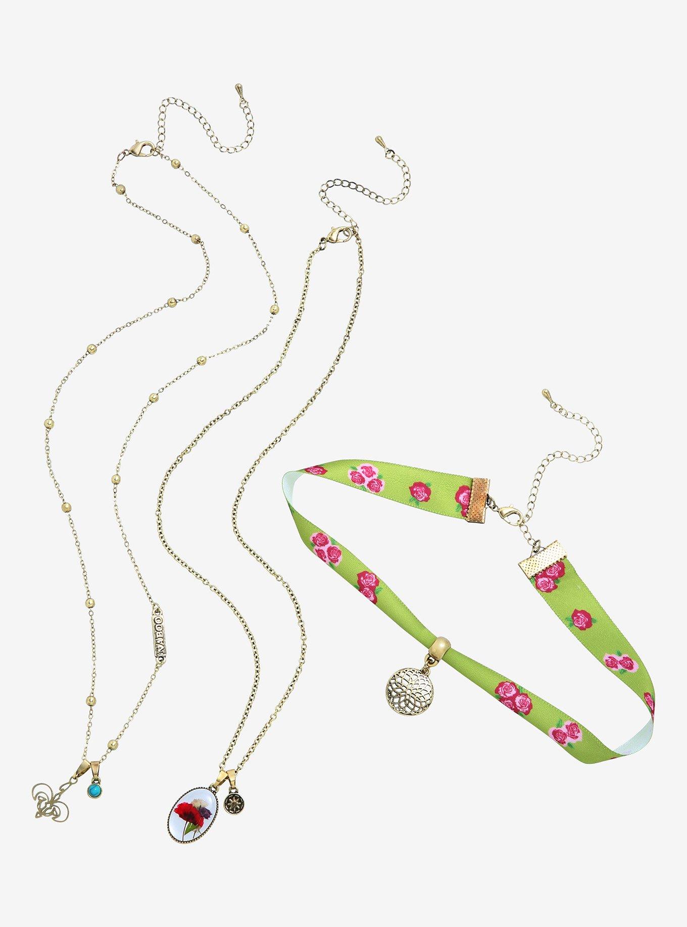 Star Wars Padm&eacute; Amidala Naboo Necklace Set - BoxLunch Exclusive, , alternate