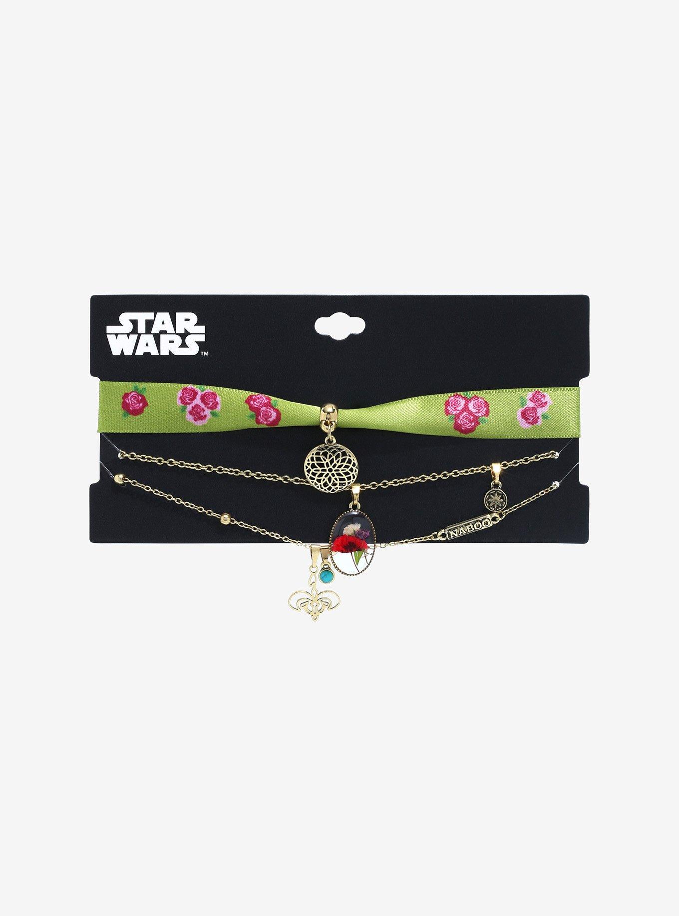 Star Wars Padm&eacute; Amidala Naboo Necklace Set - BoxLunch Exclusive, , alternate