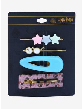 Harry Potter Broomsticks & Harry's Glasses Hair Clip Set - BoxLunch Exclusive, , hi-res