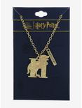 Harry Potter Hufflepuff Badger Stained Glass Necklace - BoxLunch Exclusive, , alternate