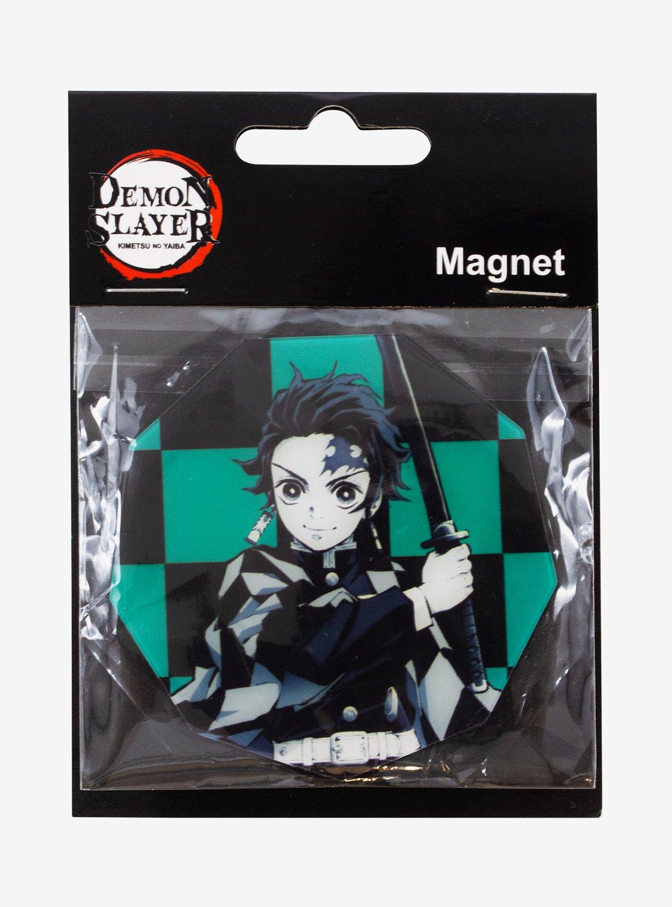 Demon Slayer: Kimetsu No Yaiba Tanjiro Geometric Magnet, , alternate