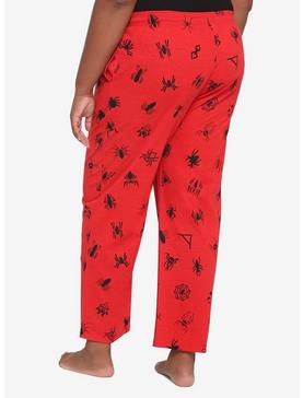 Marvel Spider-Man Logos Pajama Pants Plus Size, , hi-res