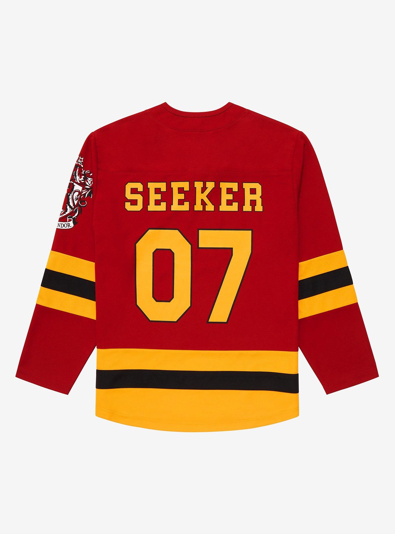 Harry Potter Gryffindor Hockey Jersey - BoxLunch Exclusive, DARK RED, alternate