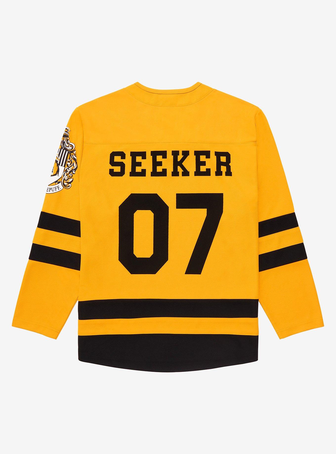 Harry Potter Hufflepuff Hockey Jersey - BoxLunch Exclusive, GOLDEN YELLOW, alternate