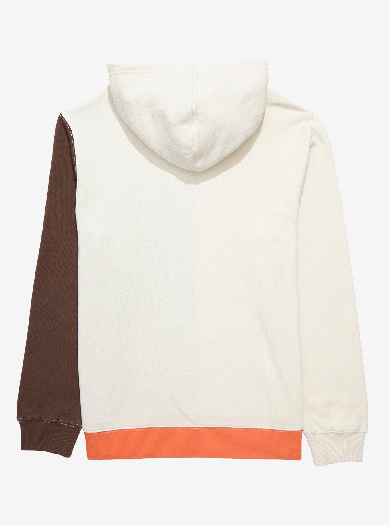 Naruto Shippuden Chibi Naruto Ichiraku Ramen Shop Color Block Hoodie - BoxLunch Exclusive, , hi-res