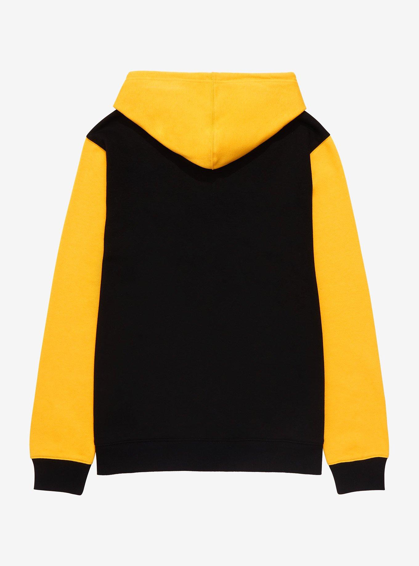 Haikyu!! Karasuno High School Volleyball Club Color Block Hoodie, MULTI, alternate