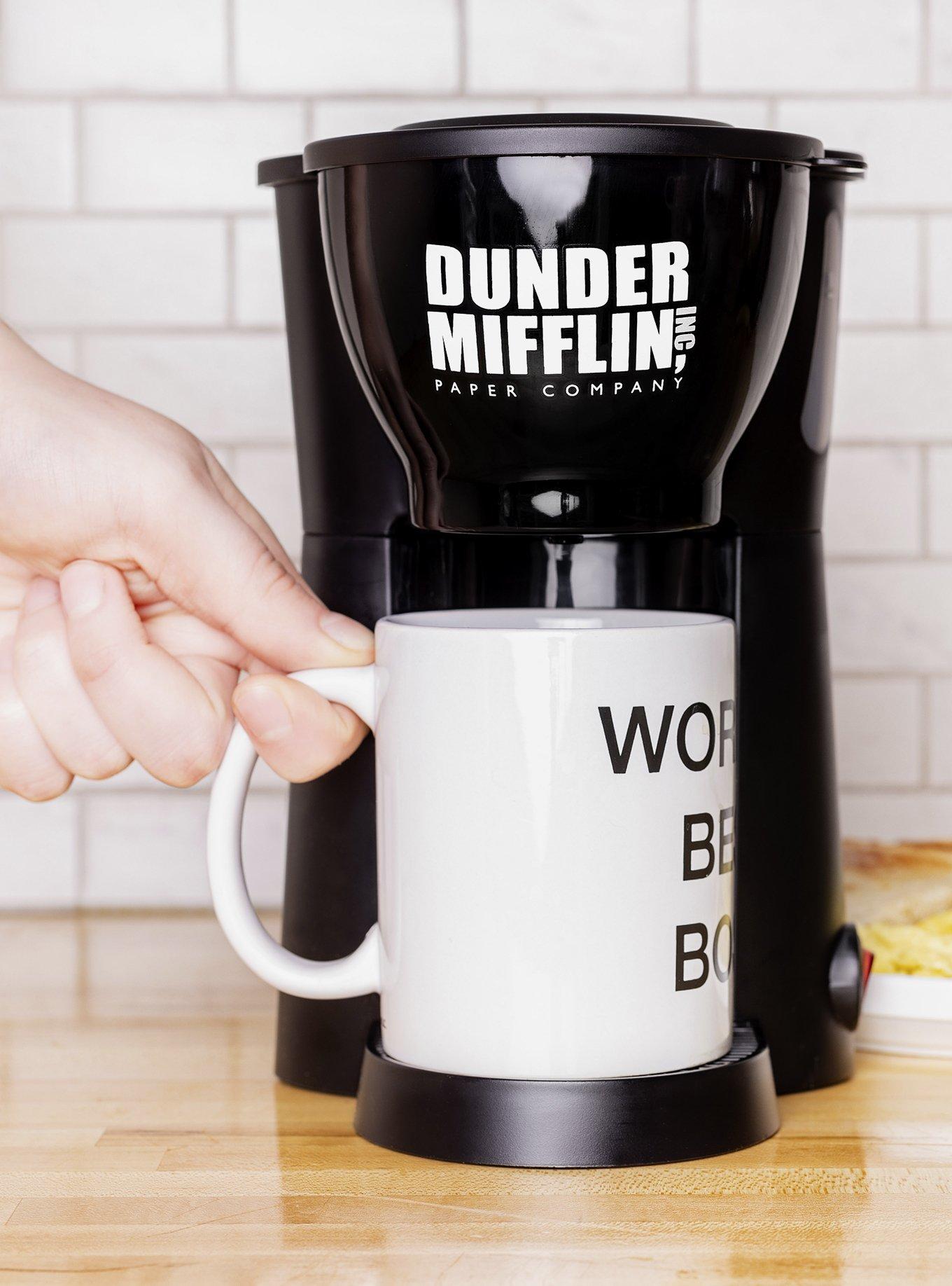 The Office Single Cup Coffee Maker with World's Best Boss Mug