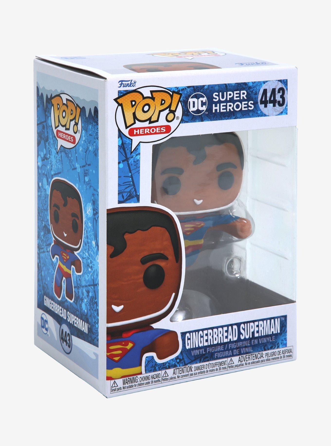 Funko Pop! DC Super Heroes Gingerbread Superman Vinyl Figure, , alternate