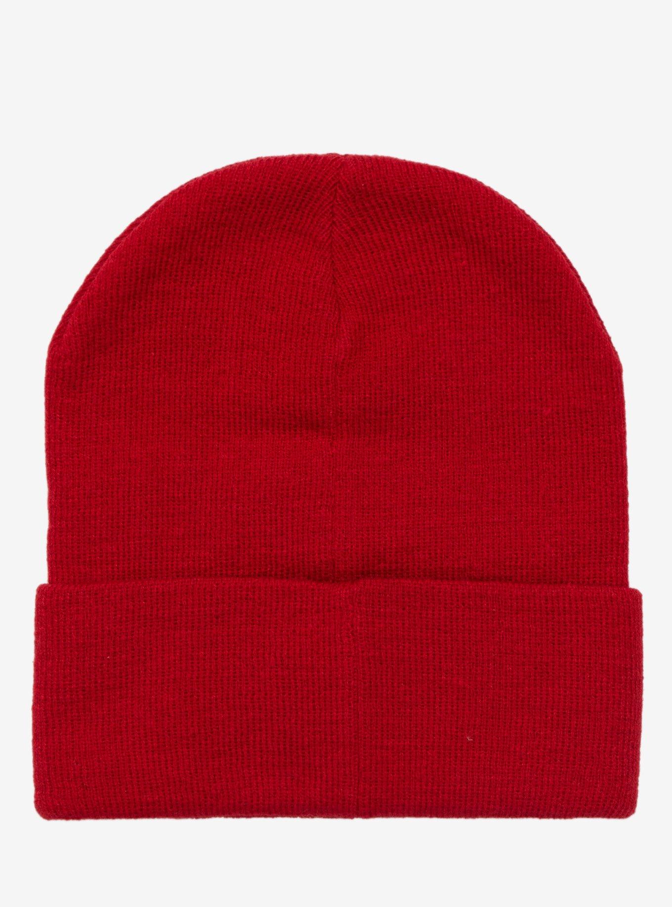 Friday The 13th Jason Red Beanie, , alternate