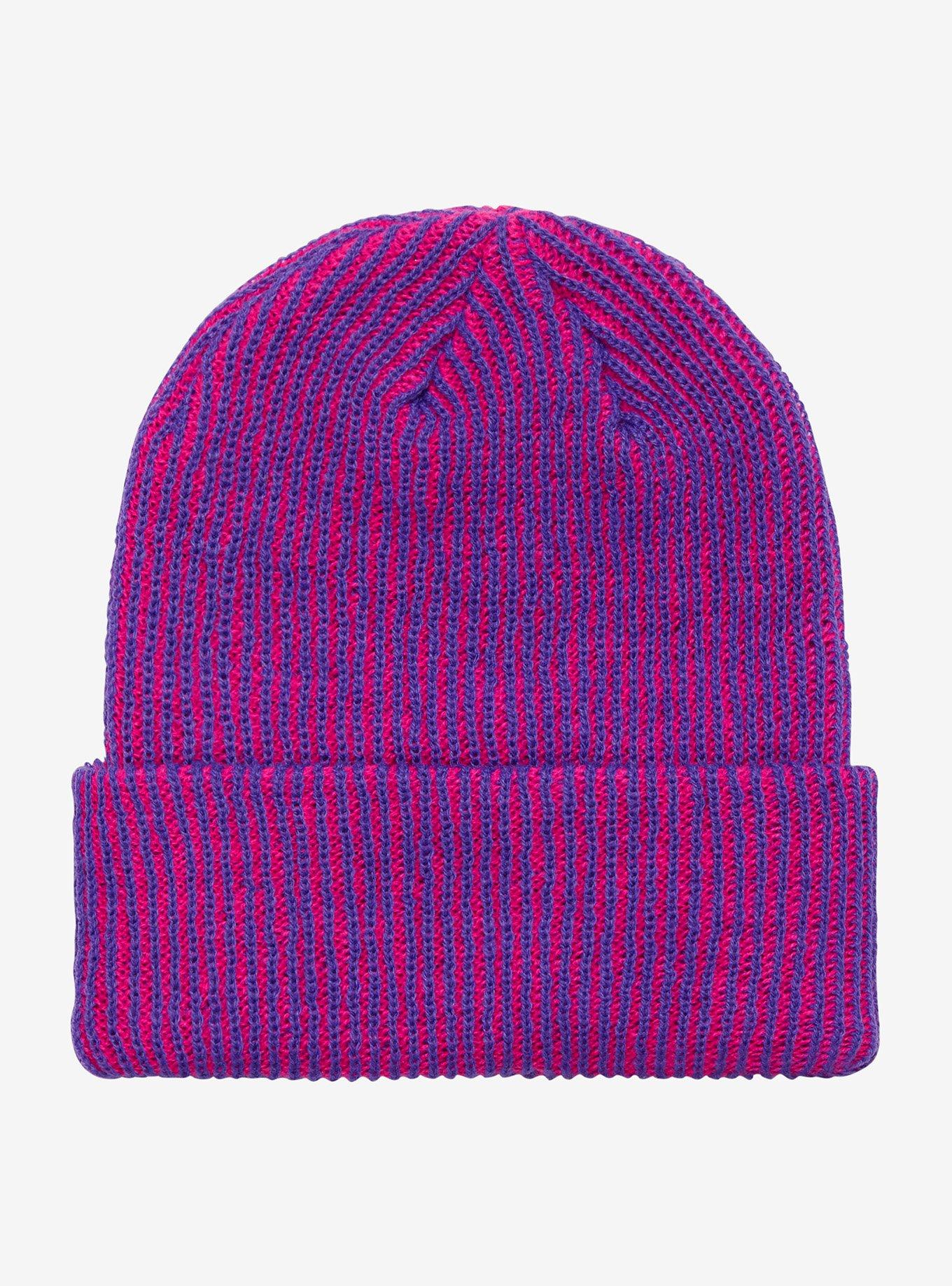 JoJo's Bizarre Adventure Pink Ribbed Beanie, , alternate