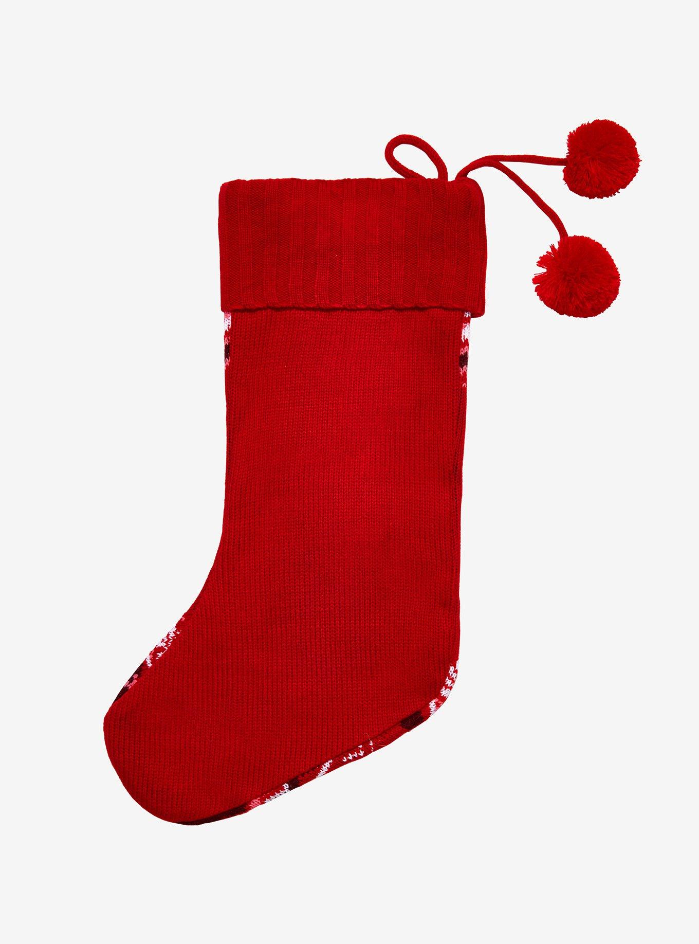 Disney Minnie Mouse Knit Stocking Hot Topic Exclusive, , alternate