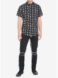 My Chemical Romance Black Parade Woven Button-Up, MULTI, alternate