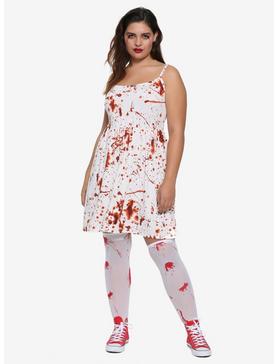 Blood Splatter Dress Plus Size, , hi-res