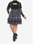 Kuromi Fortune Teller Tiered Suspender Skirt Plus Size, MULTI, alternate