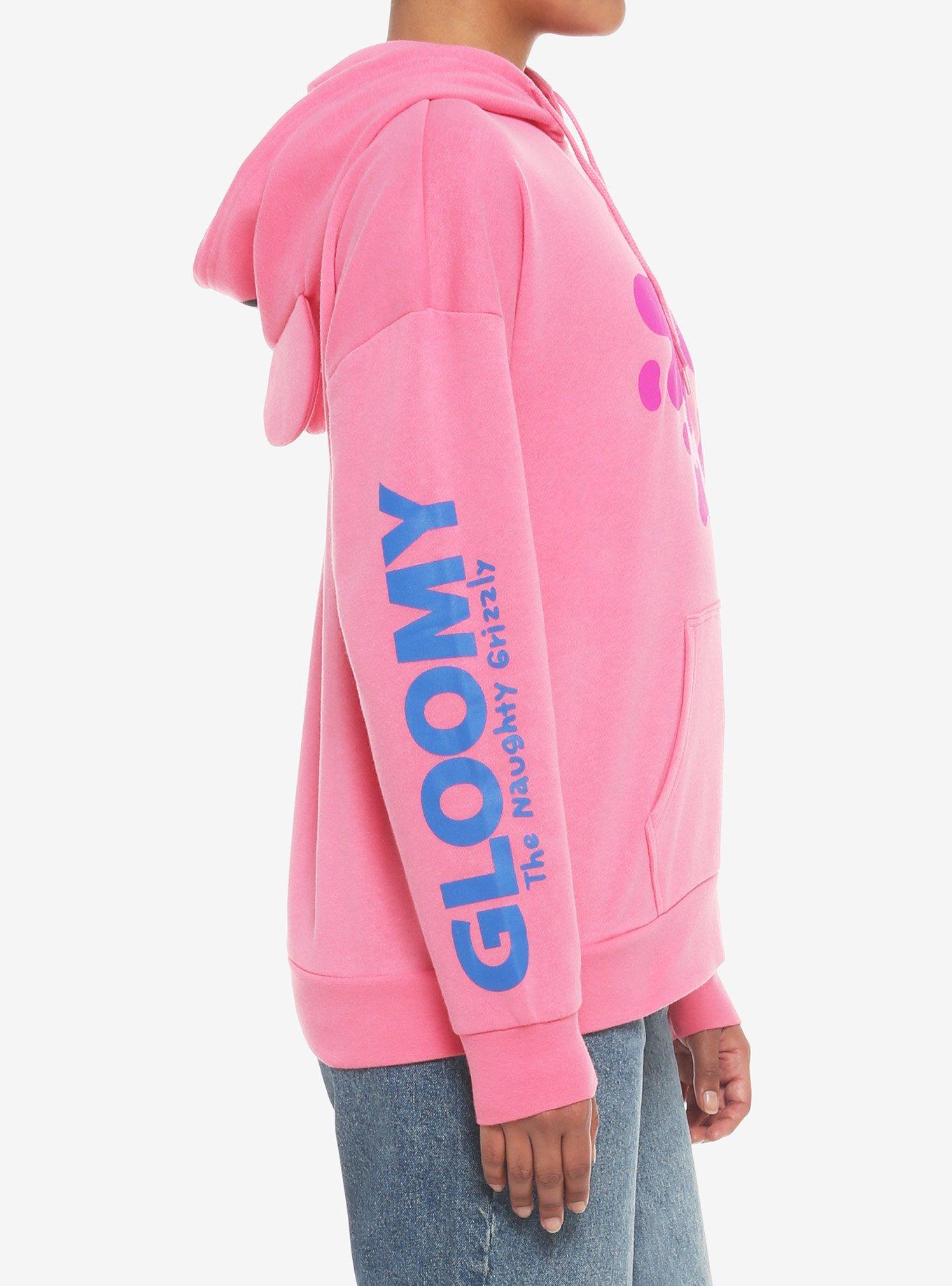Gloomy Bear The Naughty Grizzly 3D Ears Girls Hoodie, MULTI, alternate