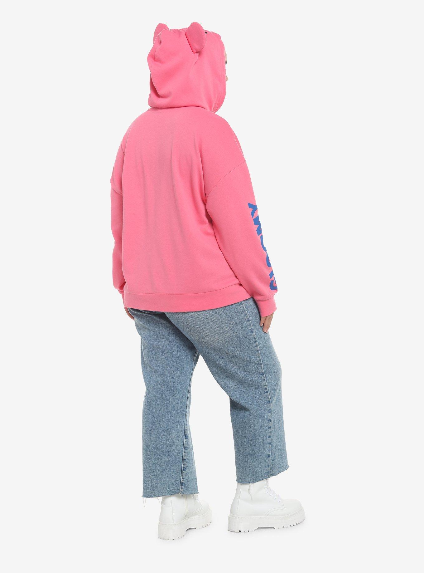 Gloomy Bear The Naughty Grizzly 3D Ears Girls Hoodie Plus Size, MULTI, alternate