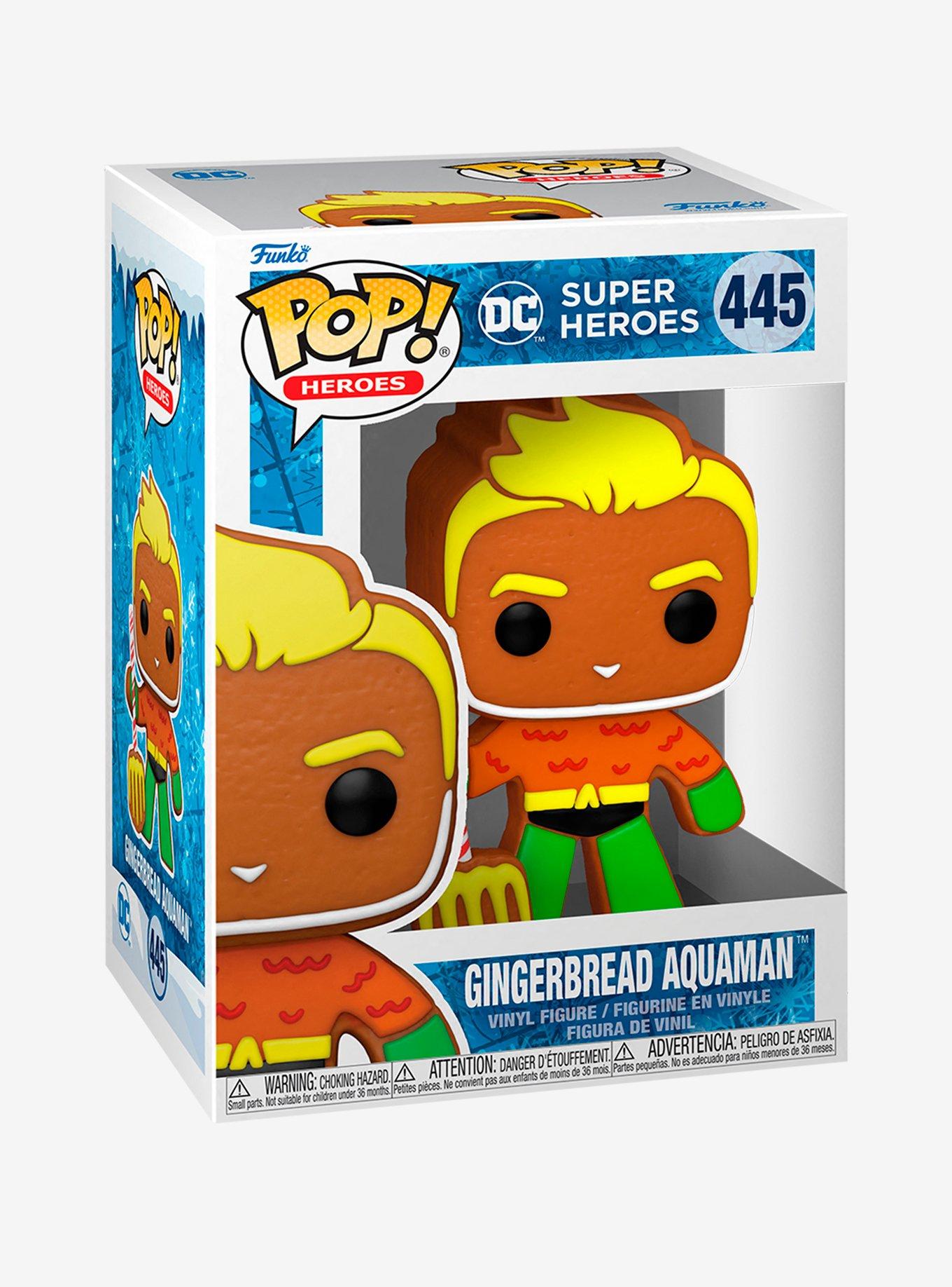 Funko DC Super Heroes Pop! Heroes Gingerbread Aquaman Vinyl Figure, , alternate