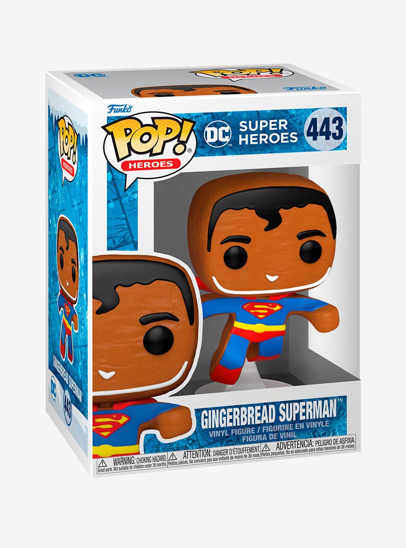 Funko DC Super Heroes Pop! Heroes Gingerbread Superman Vinyl Figure, , alternate