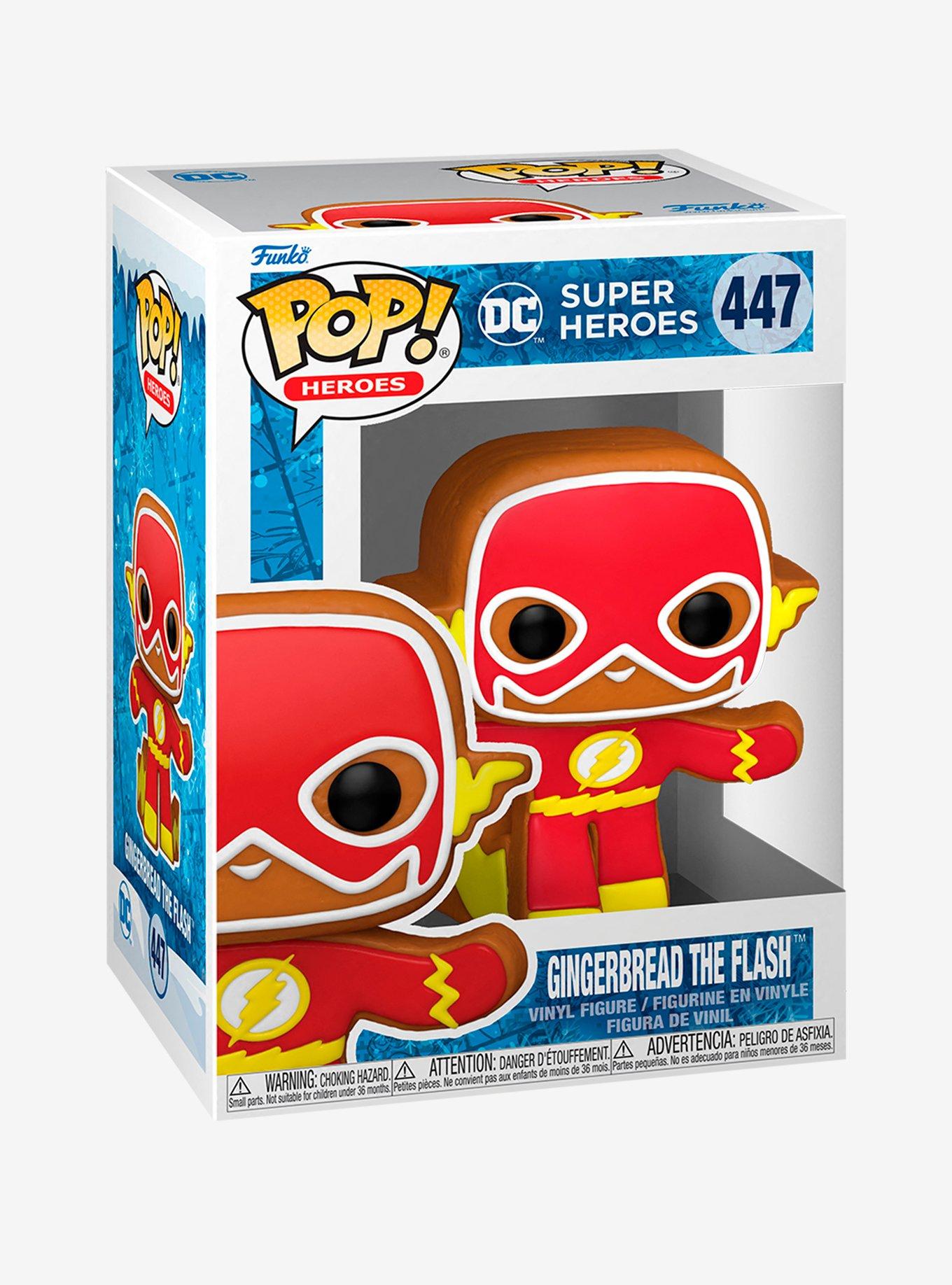 Funko DC Super Heroes Pop! Heroes Gingerbread The Flash Vinyl Figure, , alternate