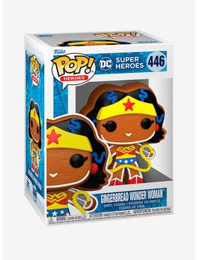 Plus Size Funko DC Super Heroes Pop! Heroes Gingerbread Wonder Woman Vinyl Figure, , hi-res