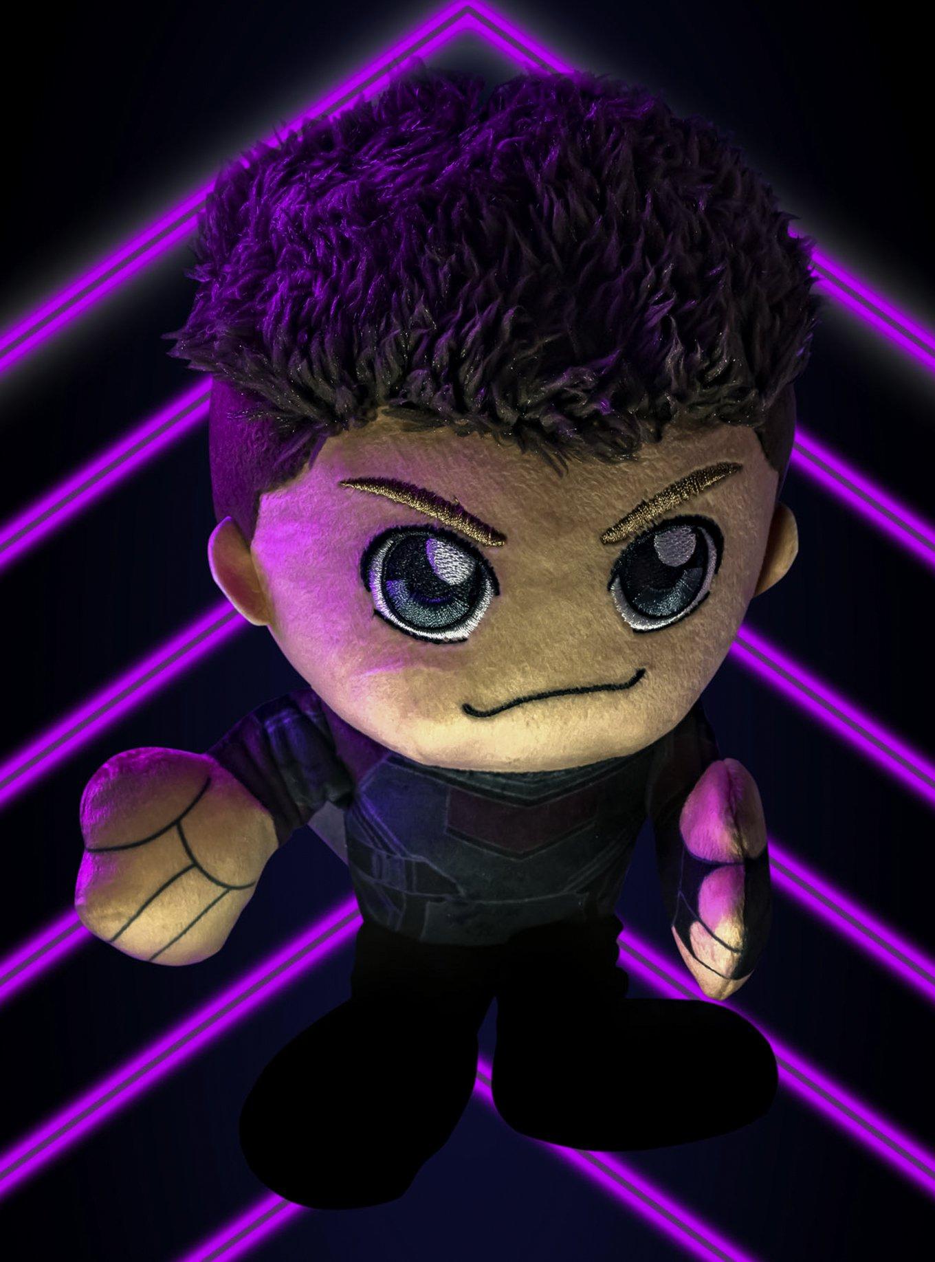 Marvel Hawkeye 8" Bleacher Creatures Kuricha Sitting Plush, , alternate