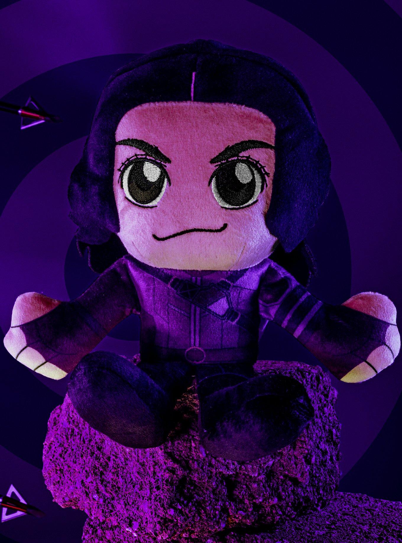 Marvel Hawkeye Kate Bishop 8" Bleacher Creatures Kuricha Sitting Plush