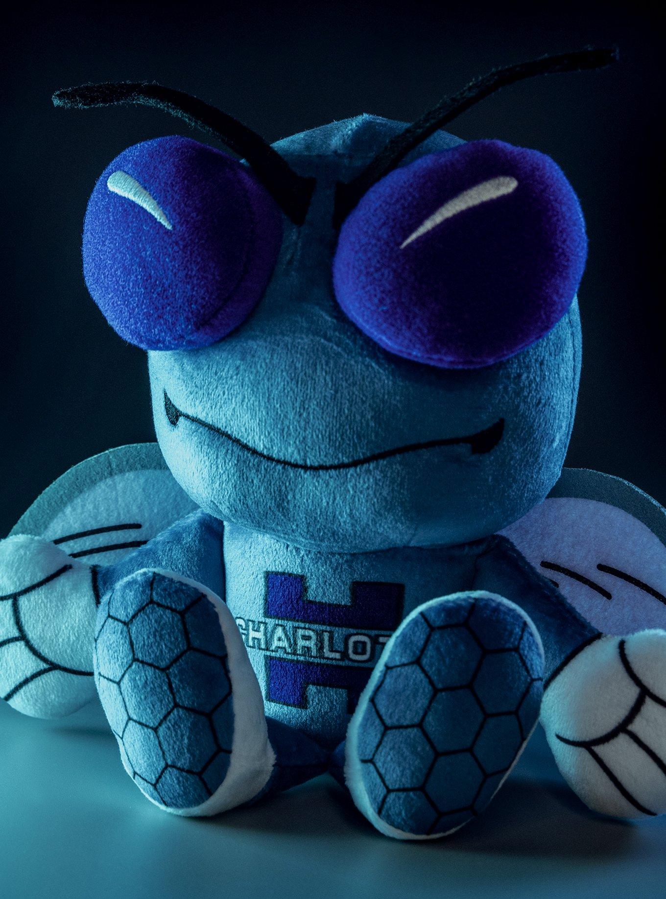 NBA Charlotte Hornets Hugo Mascot NBA Kuricha Sitting Plushees, , alternate