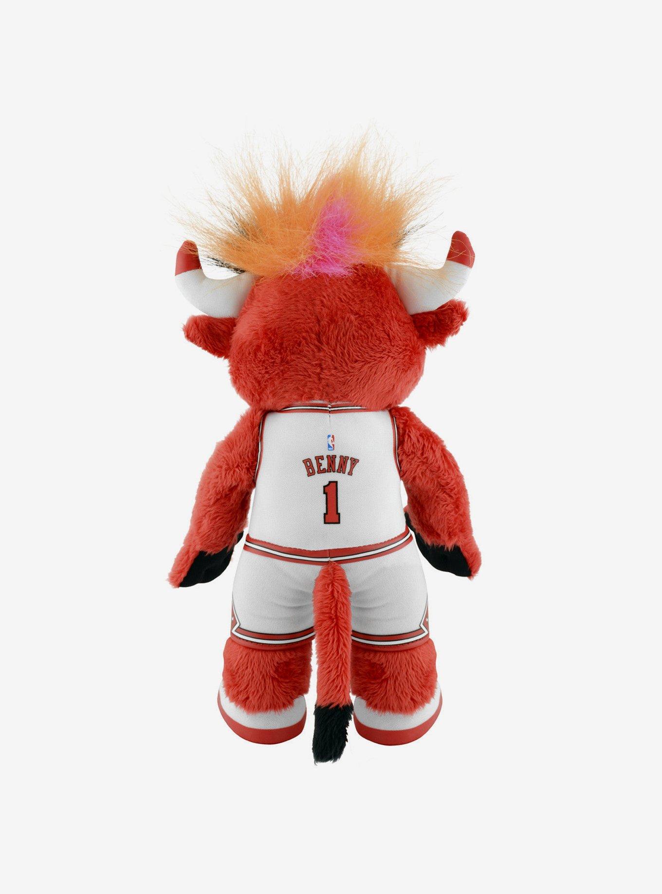 NBA Chicago Bulls Benny The Bull 10" Bleacher Creatures Plush Figure