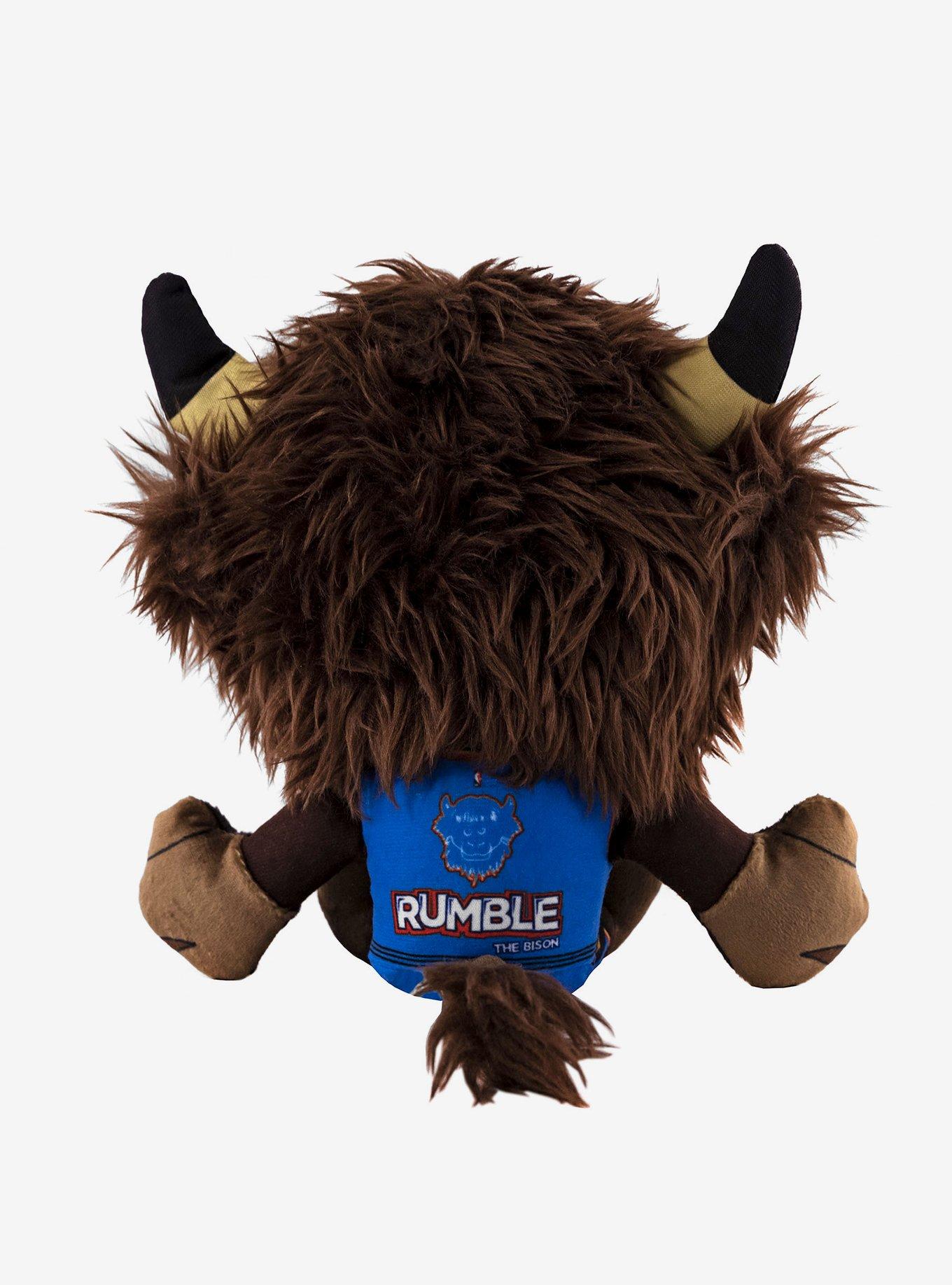 NBA Oklahoma City Thunder Rumble Mascot Bleacher Creatures Kuricha Sitting Plushees, , alternate