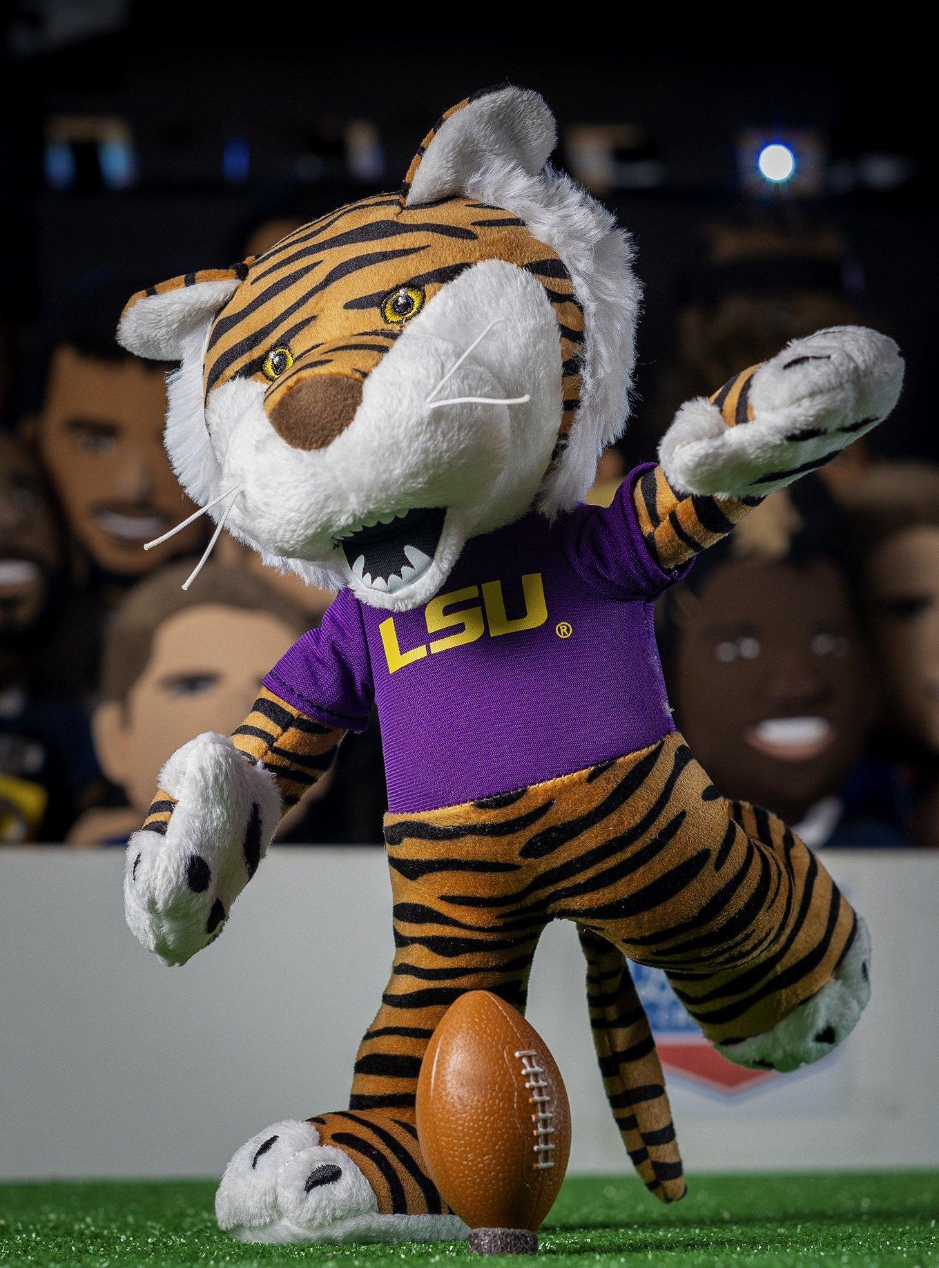 NCAA LSU Mike The Tiger 10" Bleacher Creatures Mascot Plush Figures, , alternate