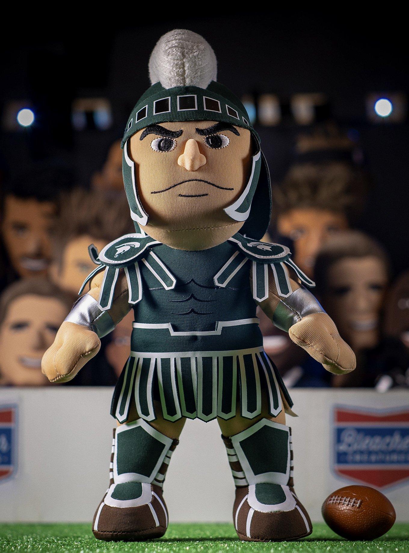 NCAA Michigan State Spartans Sparty 10" Bleacher Creatures Mascot Plush Figures