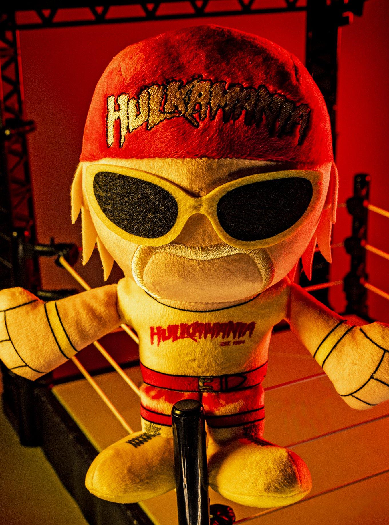 WWE Hulk Hogan Bleacher Creatures 8" Kuricha Plush, , alternate