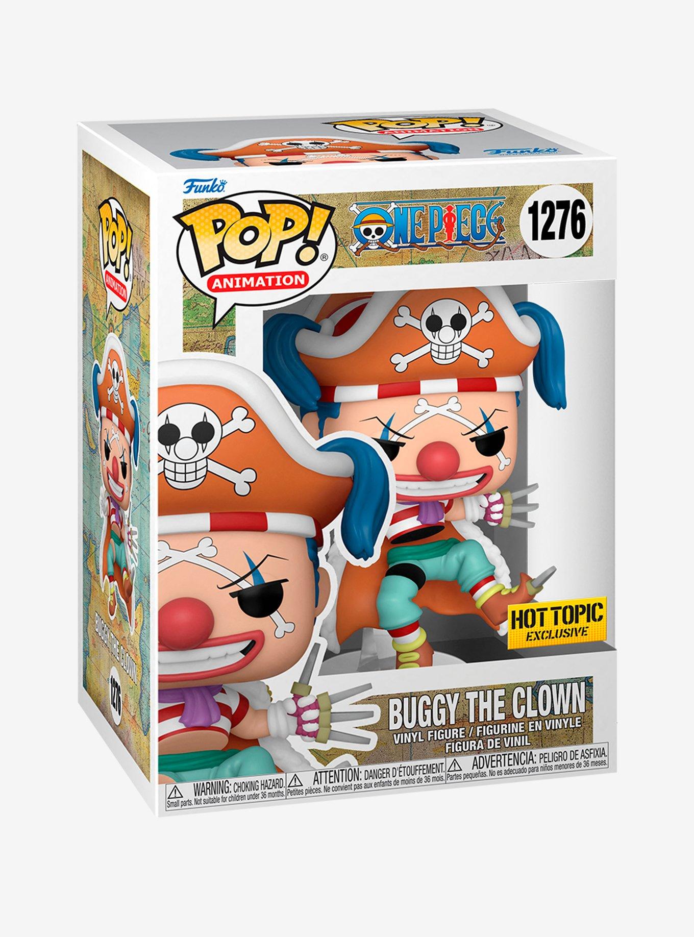 Funko One Piece Pop! Animation Buggy The Clown Vinyl Figure Hot Topic Exclusive, , alternate