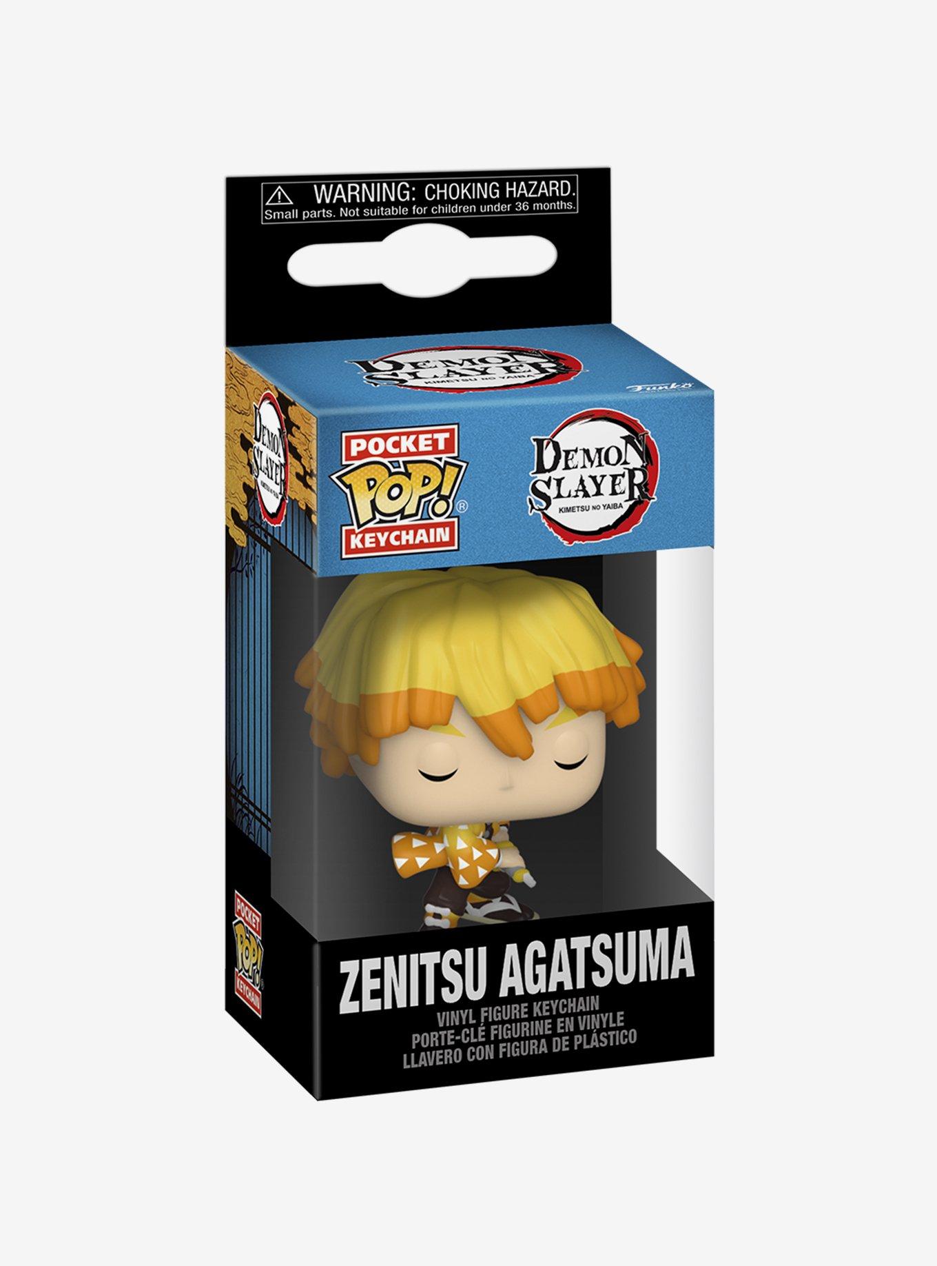 Funko Demon Slayer: Kimetsu No Yaiba Pocket Pop! Zenitsu Agatsuma Key Chain, , hi-res