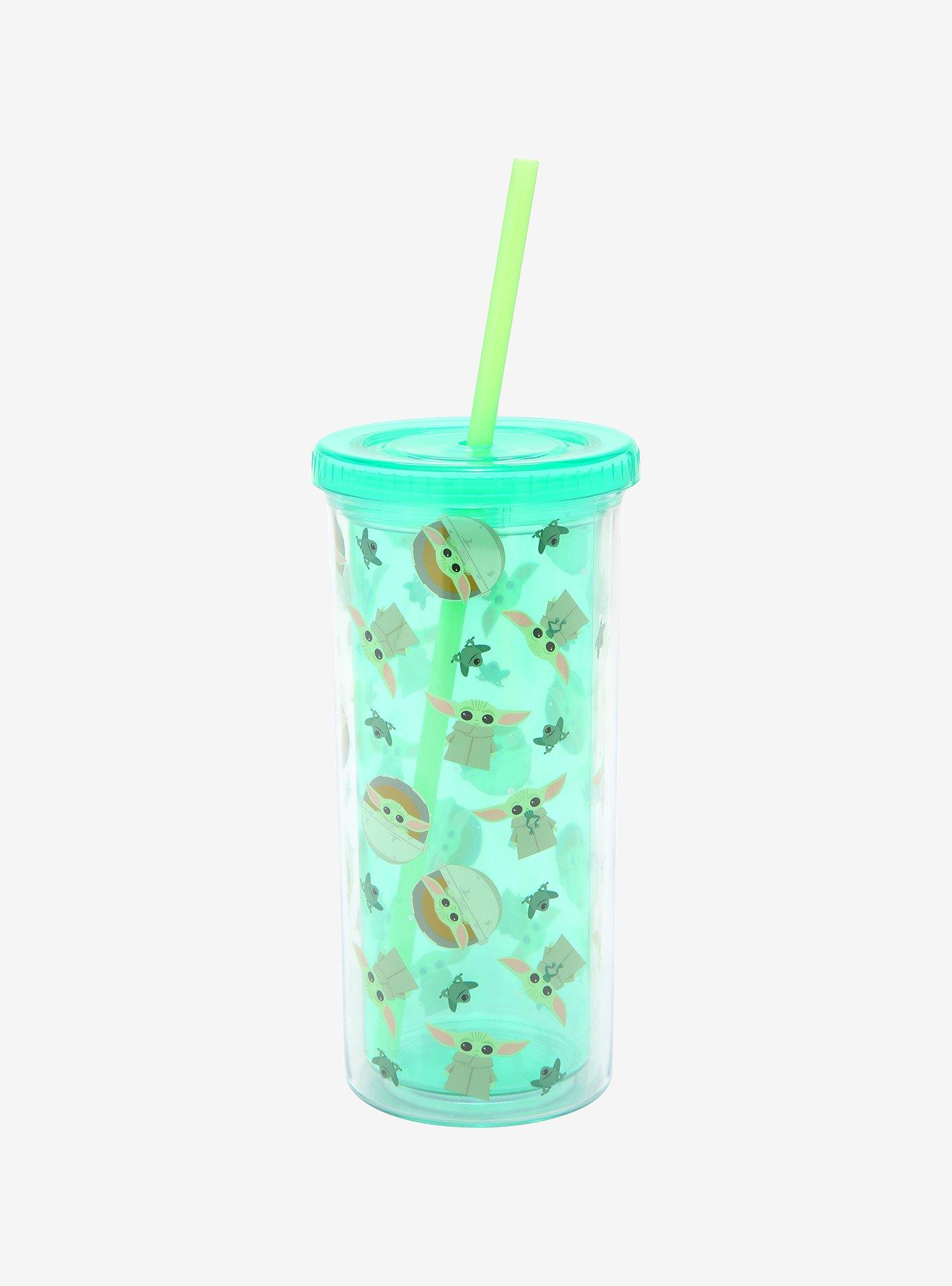 Star Wars The Mandalorian Grogu & Frog Acrylic Travel Cup, , alternate