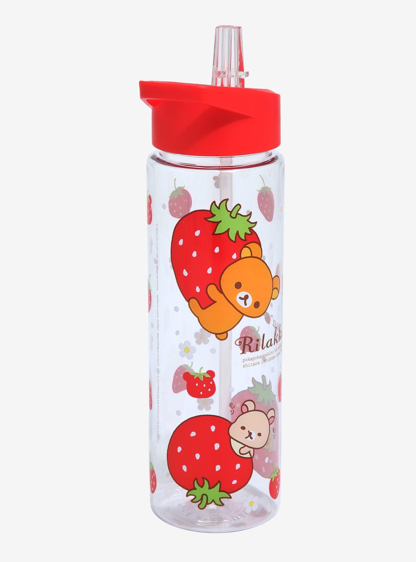 Rilakkuma Strawberry Water Bottle, , alternate