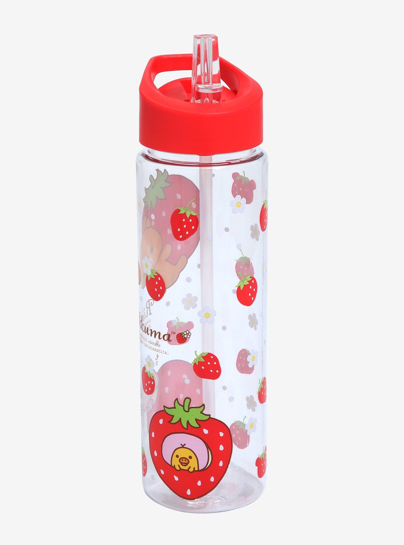 Rilakkuma Strawberry Water Bottle, , alternate
