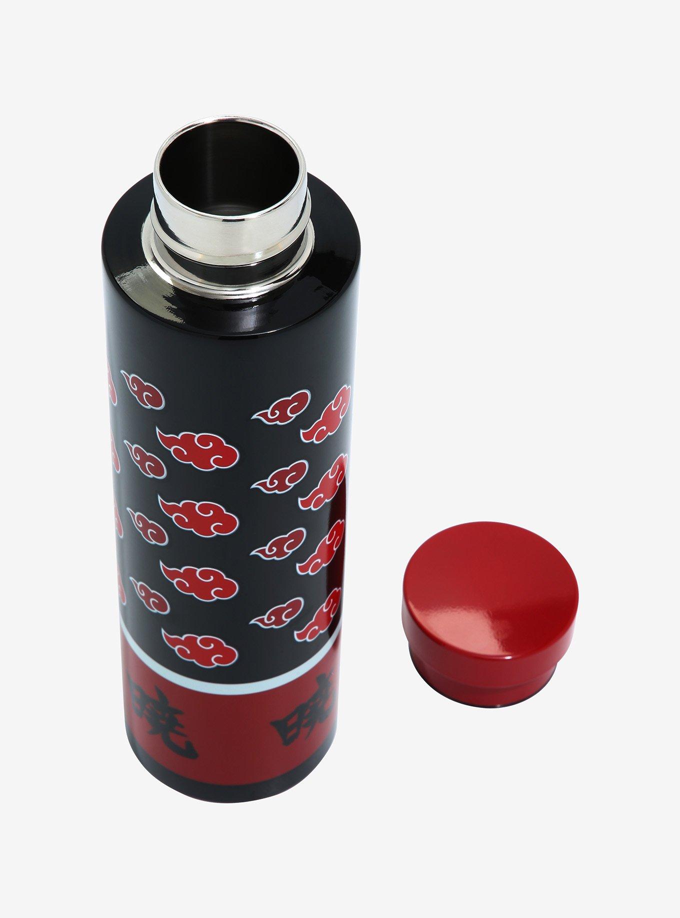 Naruto Shippuden Akatsuki Cloud Stainless Steel Water Bottle, , alternate