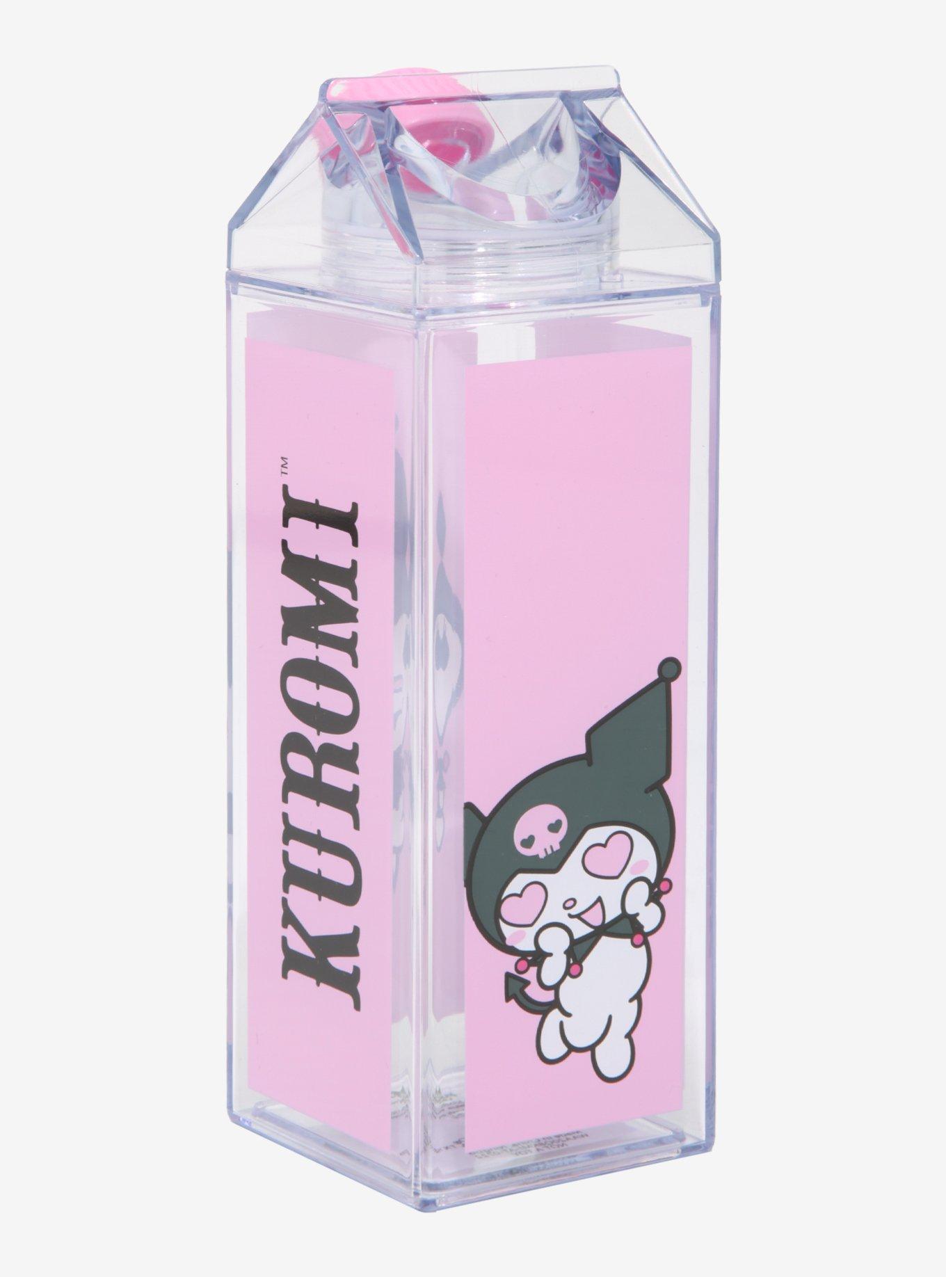 Kuromi Milk Carton Water Bottle, , alternate