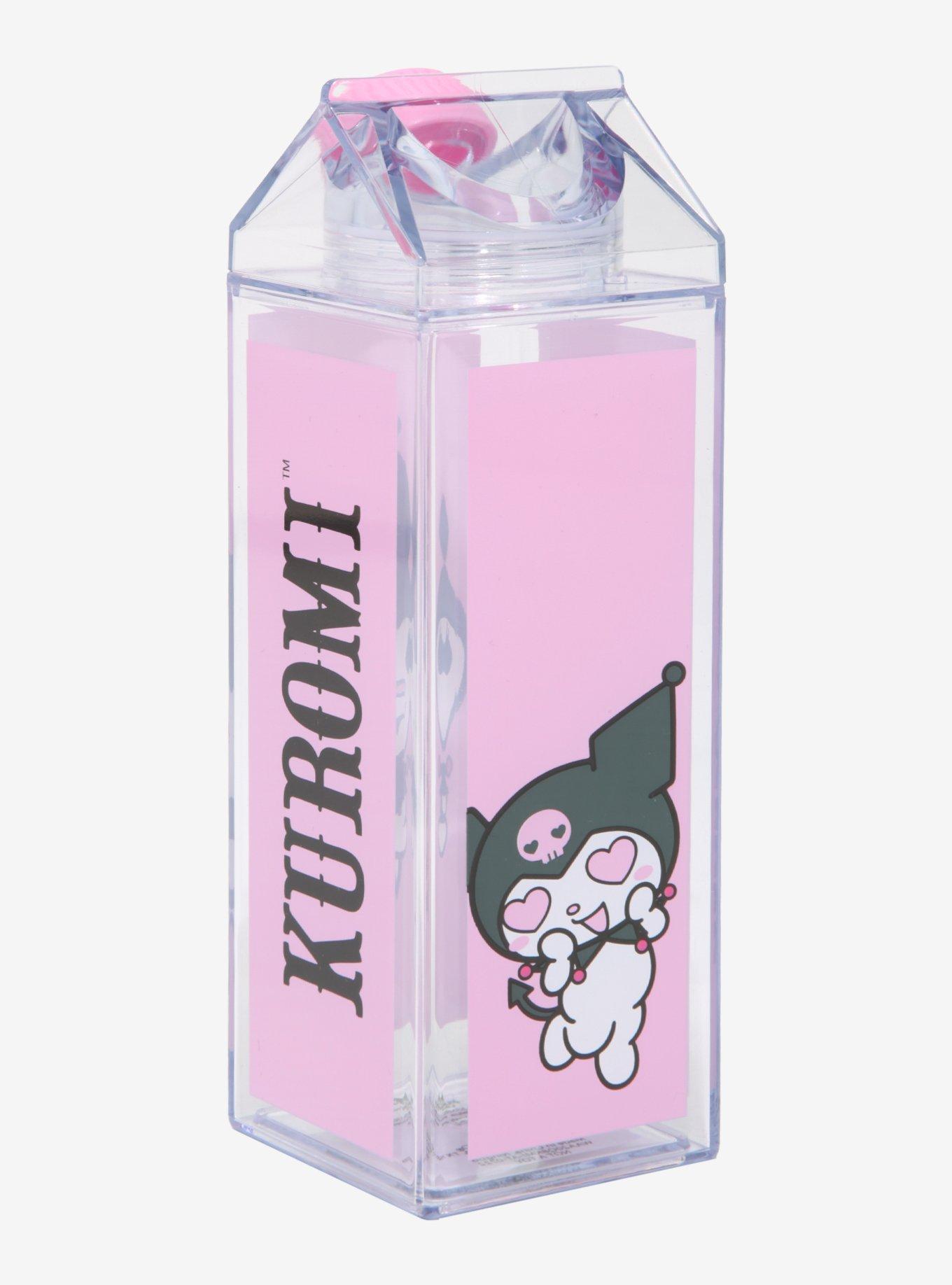 Hot Topic Kirby Snacks Milk Carton Water Bottle