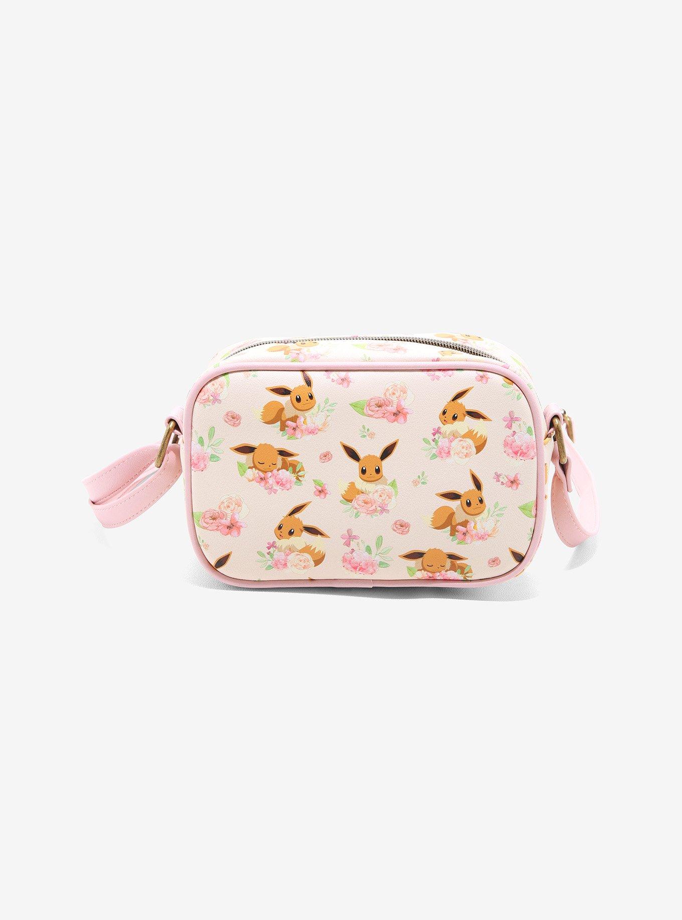 Loungefly Pokemon Eevee Floral Camera Crossbody Bag, , alternate