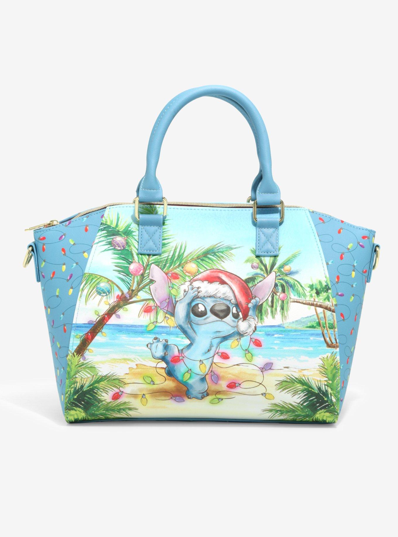 Loungefly Disney Lilo & Stitch Island Holiday Satchel Bag, , alternate