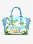 Loungefly Disney Lilo & Stitch Island Holiday Satchel Bag, , alternate