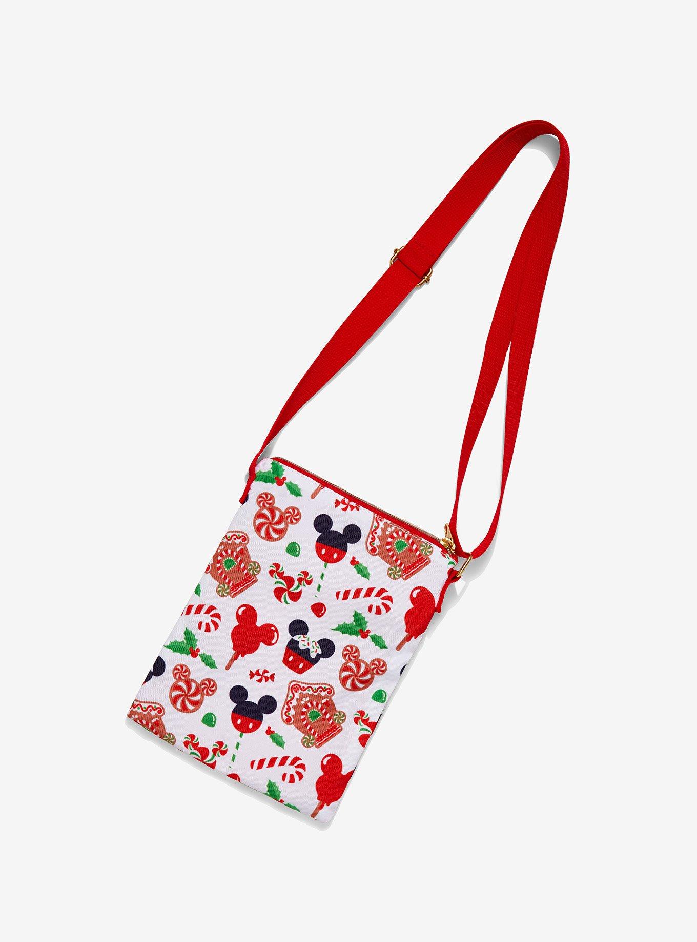 Loungefly Disney Mickey Mouse Holiday Treats Passport Crossbody Bag, , alternate