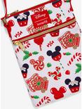 Loungefly Disney Mickey Mouse Holiday Treats Passport Crossbody Bag, , alternate