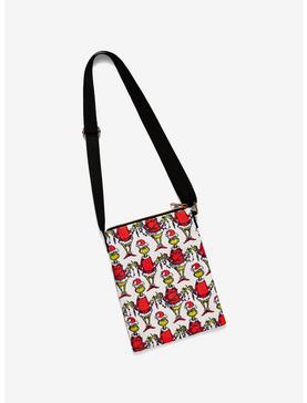 Loungefly How The Grinch Stole Christmas! Grinch Garland Passport Crossbody Bag, , hi-res