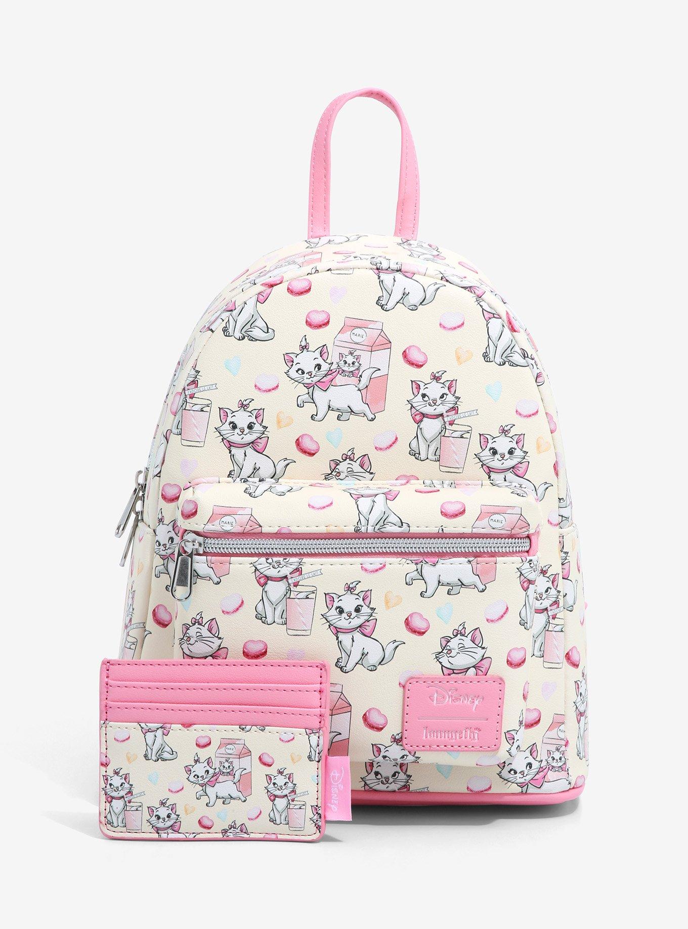 Loungefly Disney The Aristocats Marie Milk & Macarons Mini Backpack, , alternate