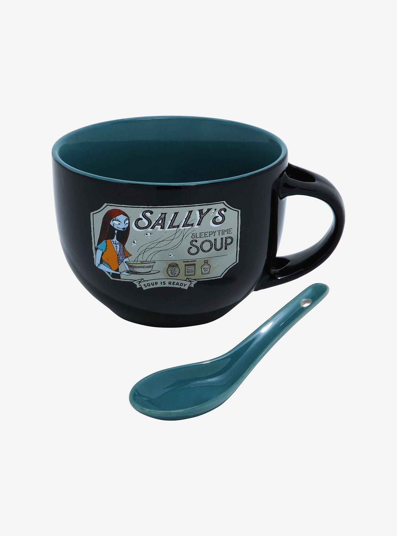 Disney The Nightmare Before Christmas Sally&rsquo;s Sleepytime Soup Bowl with Spoon, , alternate