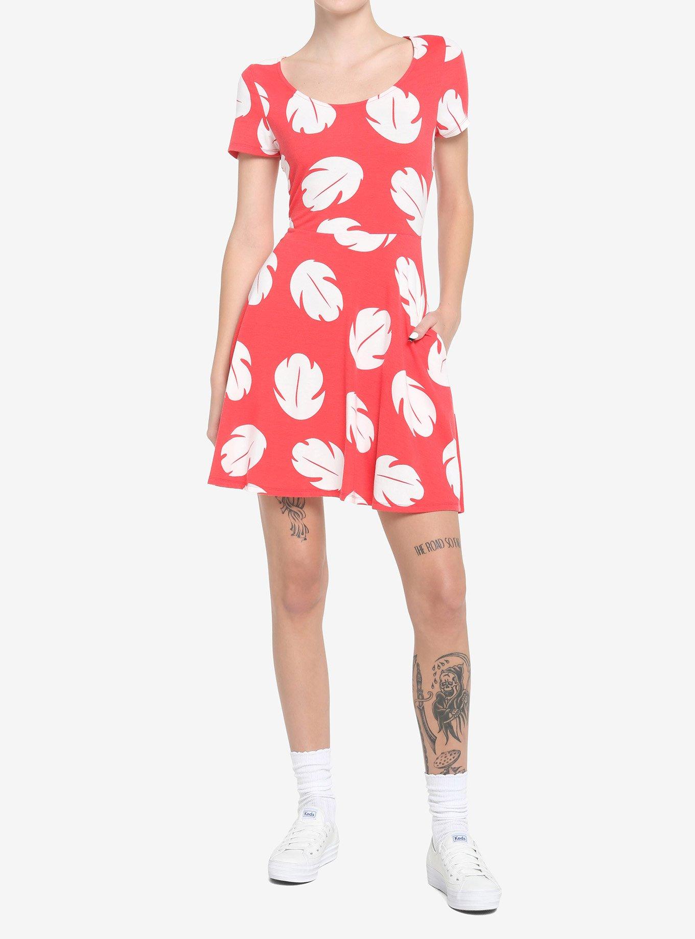 Disney Lilo & Stitch Cosplay Skater Dress, MULTI, alternate