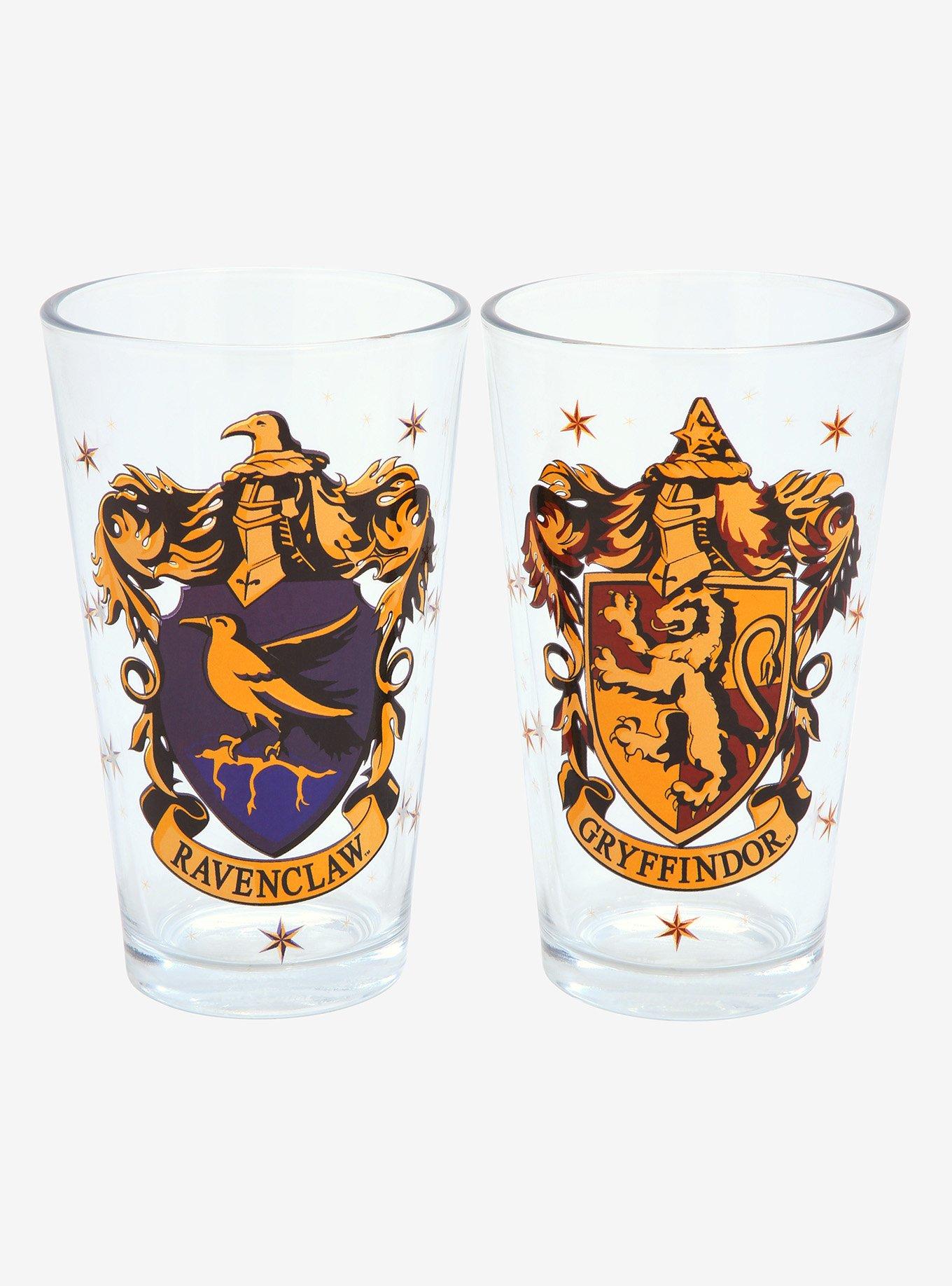 Harry Potter Hogwarts House Crest Pint Glass Set , , alternate